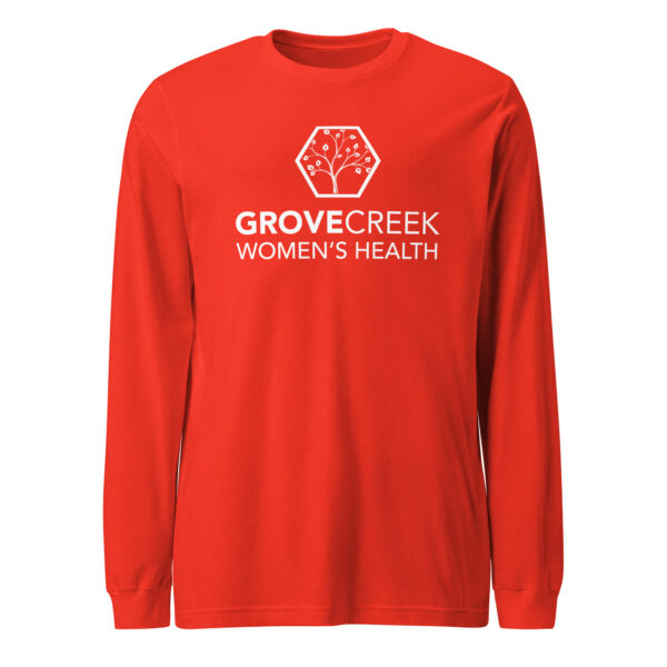 GCWH Unisex Long Sleeve Tee white logo - Image 41