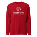 GCWH Unisex Long Sleeve Tee white logo - Image 17
