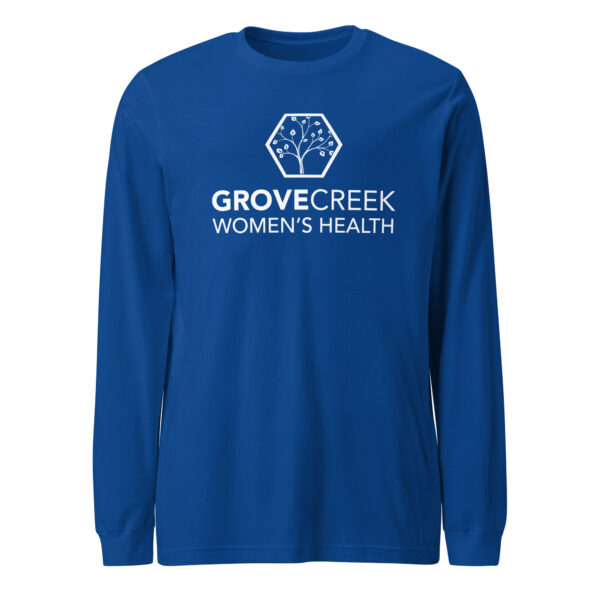 GCWH Unisex Long Sleeve Tee white logo - Image 29