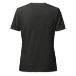 Bingham Healthcare Women’s relaxed v-neck t-shirt White Logo - Image 8