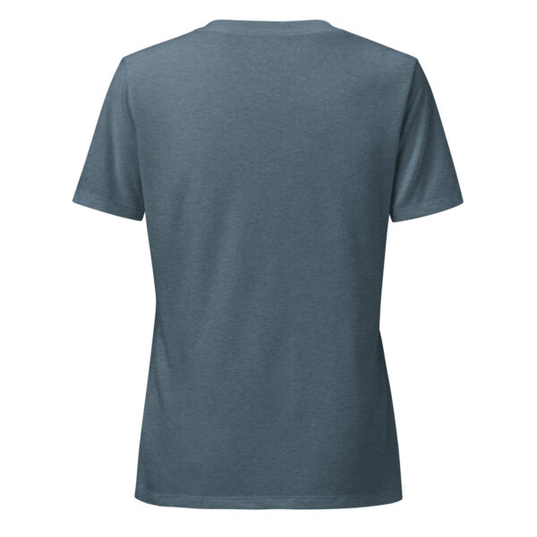 Bingham Healthcare Women’s relaxed v-neck t-shirt White Logo - Image 12