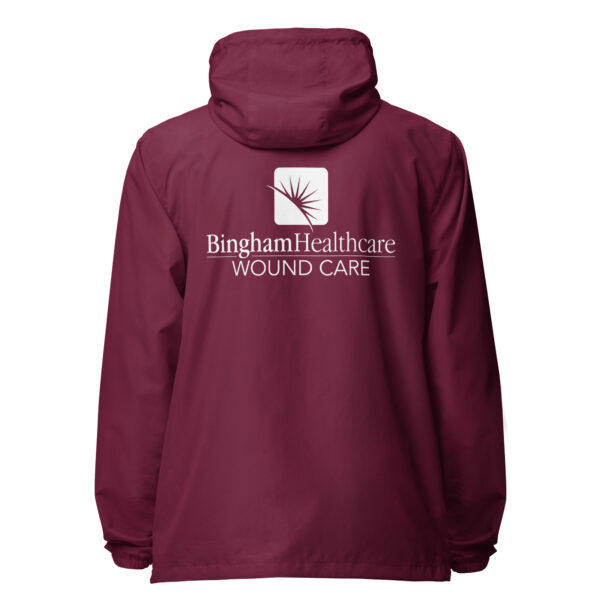Wound Care Unisex lightweight zip up windbreaker - Image 8