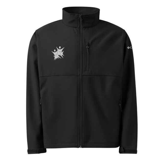 Clifford.Columbia soft shell jacket White logo
