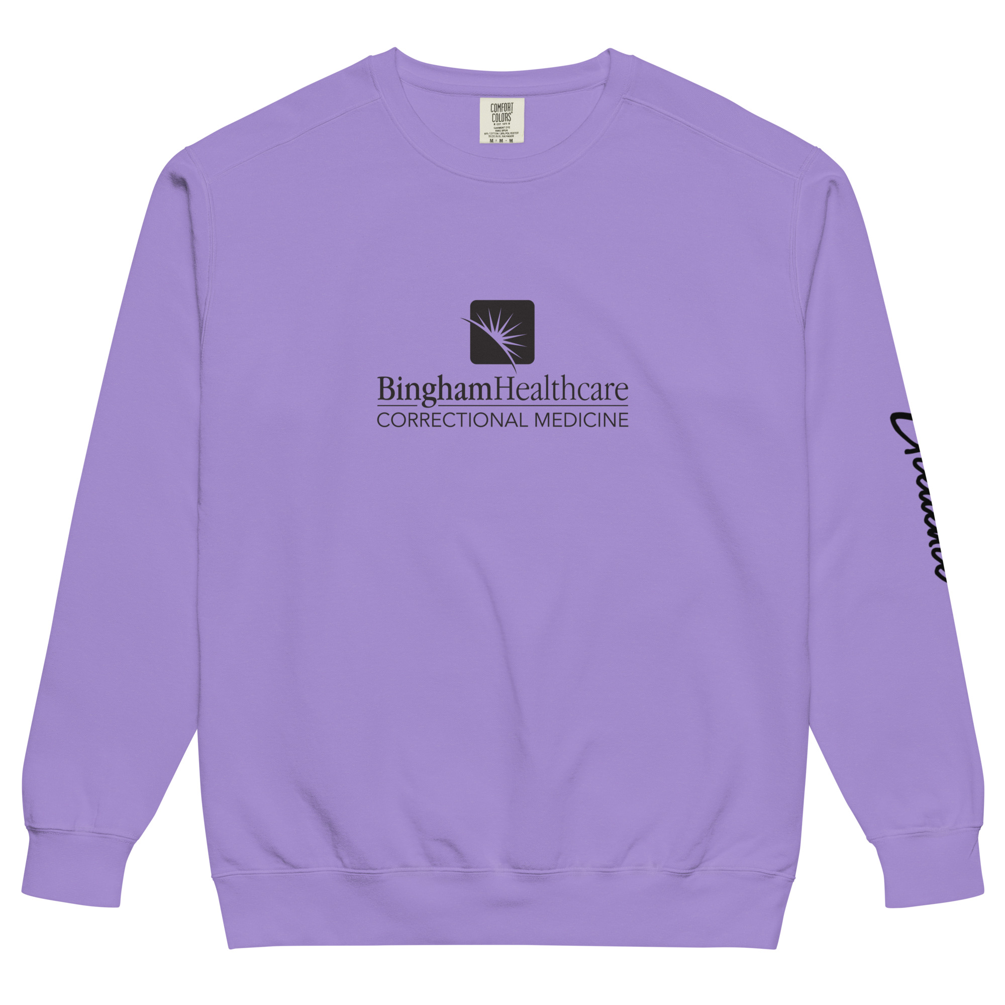 CM.Unisex garment-dyed sweatshirt