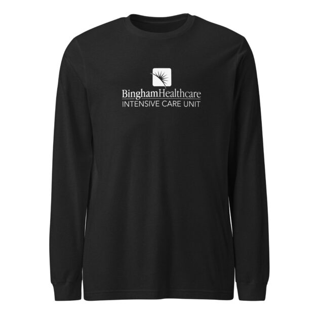ICU.Unisex Long Sleeve Tee White Logo