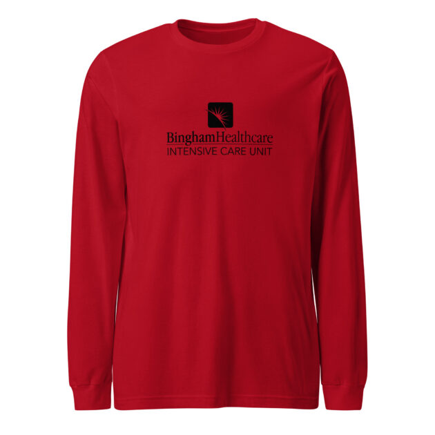 ICU.Unisex Long Sleeve Tee Black Logo