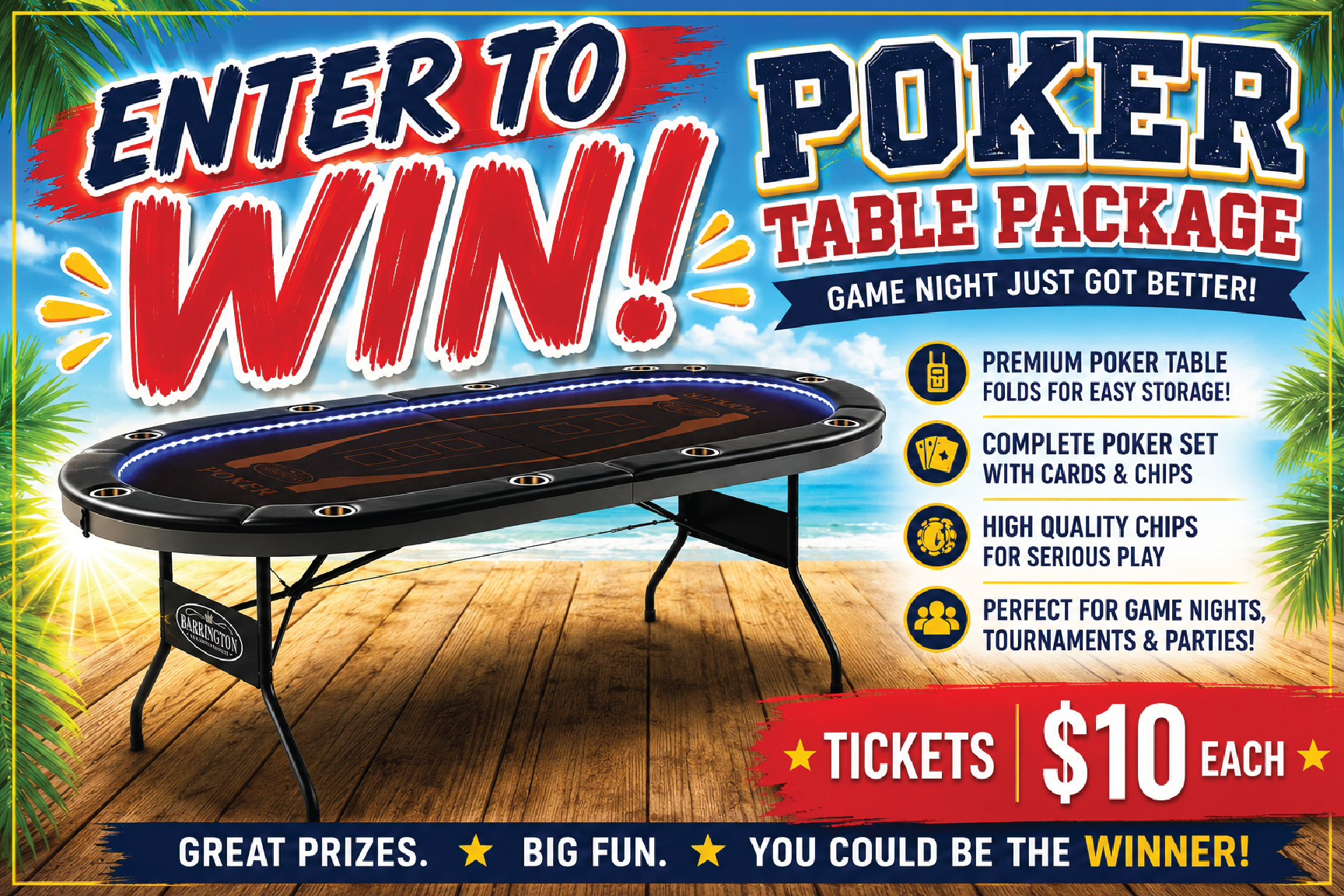 Ultimate Poker Night Package
